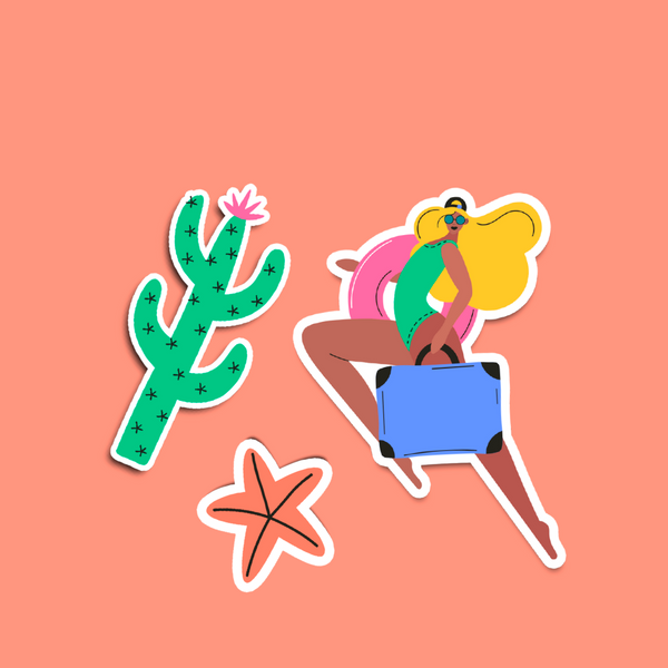 Pegatinas por unidad