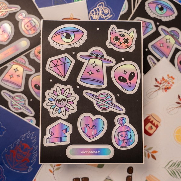 Planches de stickers